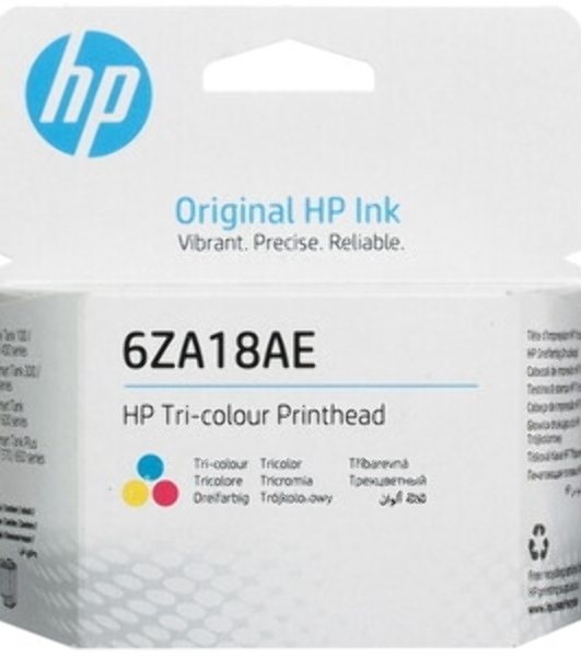 Печатающая головка HP 6ZA18AE многоцветный для HP InkTank 100/300/400 SmartTank 300/400/500/600 SmartTankPlus 550/570/650
