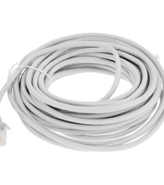 Патч-корд LSZH медный UTP Cablexpert PP30-10M cat.5e, 10м, литой, многожильный, серый