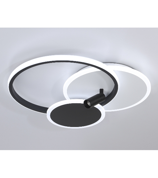 Светильник Ambrella light FL5118/3+1 WH/BK белый/черный 64W 3000K/4200K/6400K+4200K 480*425*110 (ПДУ ИК)