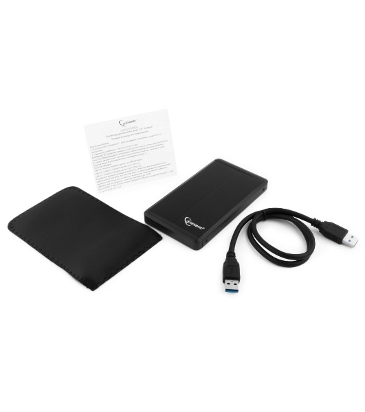 Внешний корпус для HDD Gembird EE2-U3S-2 2.5' EE2-U3S-2, черный, USB 3.0, SATA