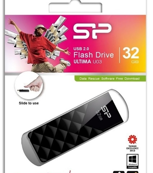 Флешка USB 32Gb Ultima U03 SP032Gb,UF2U03V1K USB 2.0 черный