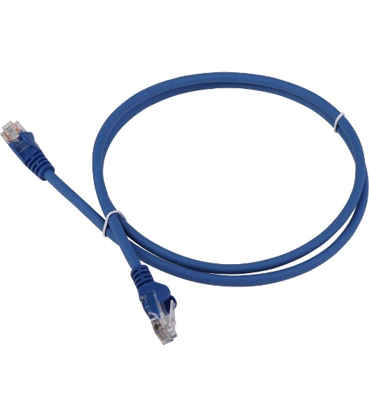 Патч-корд LANMASTER LAN-PC45/U6-2.0-BL вилка RJ-45-вилка RJ-45 Cat.6 2м синий LSZH (уп.:1шт)