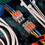 Клемма Rexant СМК 222-423R проходная разъемная 3 полюса серый 0,2-2,5/4 мм² (40 шт/уп), фото2