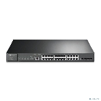 Коммутатор JetStream 28-port Gigabit L2+ Managed Switch with 24-port PoE+, PoE budget up to 384W, support SDN, фото13