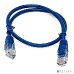 Кабель патч-корд, Filum FL-U6-0.5M-BL U/UTP 6 cat. 0.5м, 26AWG(7x0.16 мм), омедненный алюминий (CCA), PVC, синий, фото 1