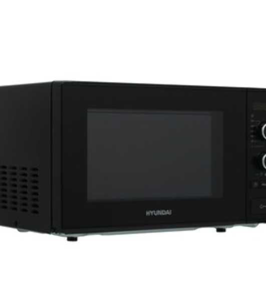 Микроволновая печь Hyundai HYM-D3032 черный, 20 л, 700 Вт, переключатели - кнопки, поворотный механизм