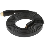 Кабель Cablexpert HDMI CC-HDMI4F-10, 19M/19M, v2.0, медь, позол.разъемы, экран, плоский кабель, 3м, черный, пакет, фото7