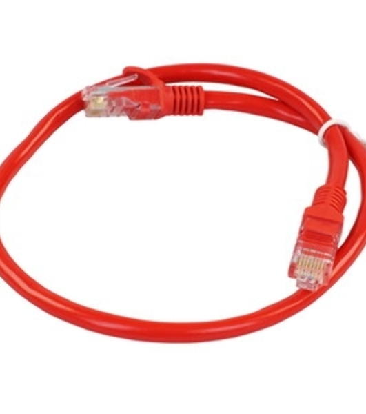 Патч-корд UTP Cablexpert cat.6, 0.5м, литой, многожильный, красный