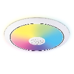 Музыкальный светодиодный светильник Ambrella light FZ710 WH белый IP20 40W 3000-6500K+RGB Music 370*56 (ПДУ ИК), фото16