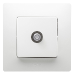 Механизм розетки Legrand 1066932tv etika plus 2дБ звезда белый 672251, фото6