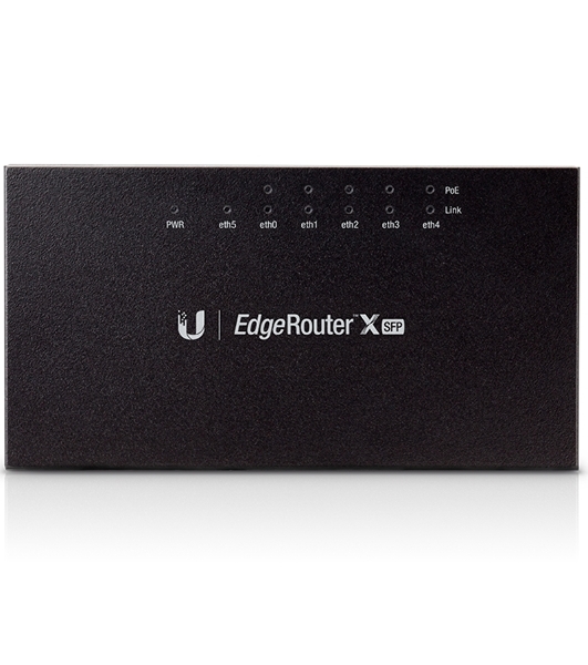 Маршрутизатор UBIQUITI ER-X-SFP 5x Ethernet, 1x SFP, раздача PoE