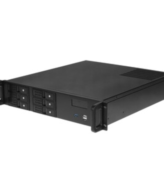 Серверный корпус ExeGate Pro 2U480-HS06 (RM 19', высота 2U, глубина 480, БП 600ADS, 6xHotSwap, USB)