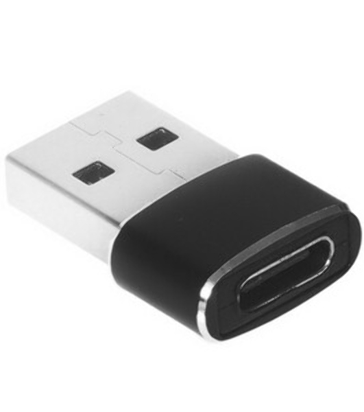 Переходник Cablexpert USB-A(M)/Type-C(F), 2.0, пакет (A-USB2-AMCF-02)