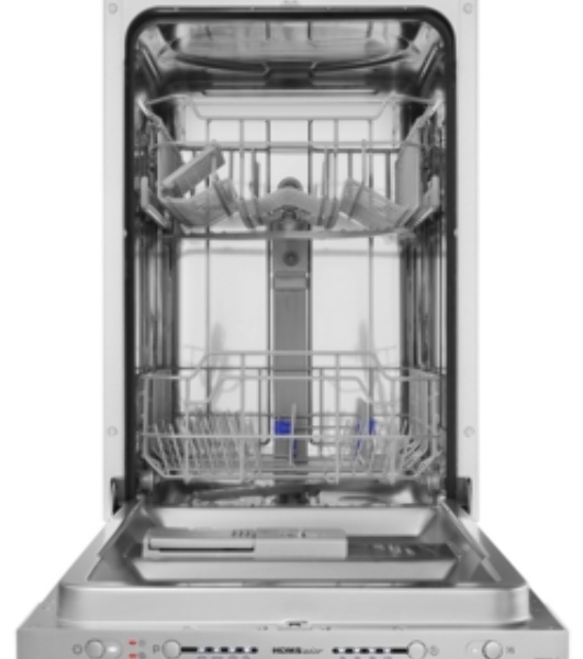 Встраиваемая посудомоечная машина HOMSAIR DW44L-2, серебристый, 44.8 см, 9 компл., 49 дБ, класс A++
