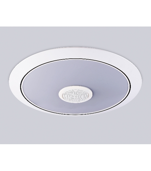 Музыкальный светодиодный светильник Ambrella light FZ710 WH белый IP20 40W 3000-6500K+RGB Music 370*56 (ПДУ ИК)