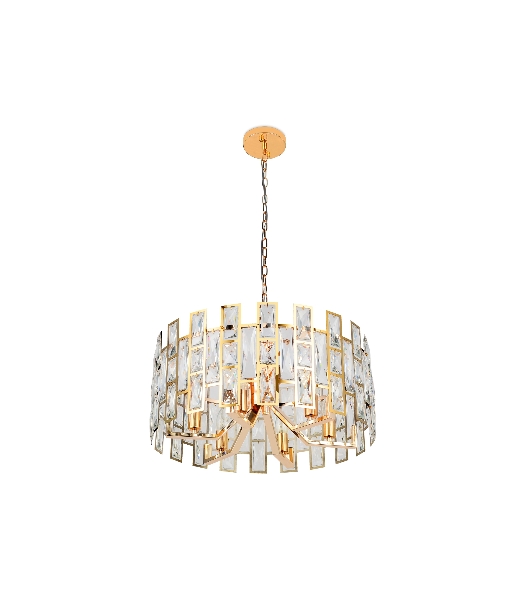 Светильник Ambrella light TR5061/6 GD/CL золото/прозрачный E14/6 max 40W D500*938