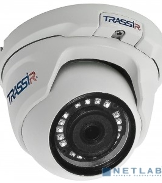 Камера видеонаблюдения IP Trassir TR-D2S5-noPoE v2 3.6-3.6мм цв. корп.:белый