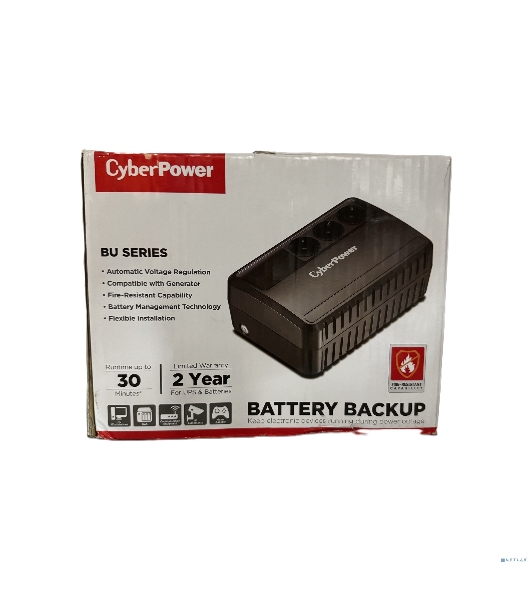 Источник бесперебойного питания CyberPower BU600E/600 ВА/360 Вт/3 х CEE 7 (евророзетка)