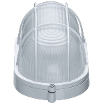 Светильник Navigator ЛОН NBL-O2-60-E27/WH 1х60Вт E27 IP54 (аналог НПБ 1402 бел. овал с решеткой 60Вт), фото3