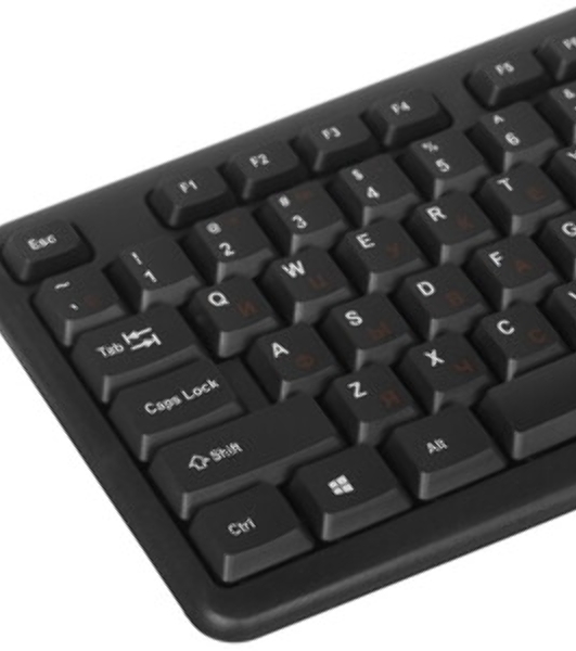 Клавиатура Oklick 90MV2 проводная, USB Type-A, чёрный