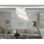 Трековый однофазный светодиодный светильник Ambrella light GL6811 WH белый LED 6W 3000K 24° 115*22*87, фото7