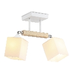 Светильник Ambrella light TR9511/2 WH/CH/FR белый/хром/белый матовый E27*2 max 40W 517*100*246, фото7