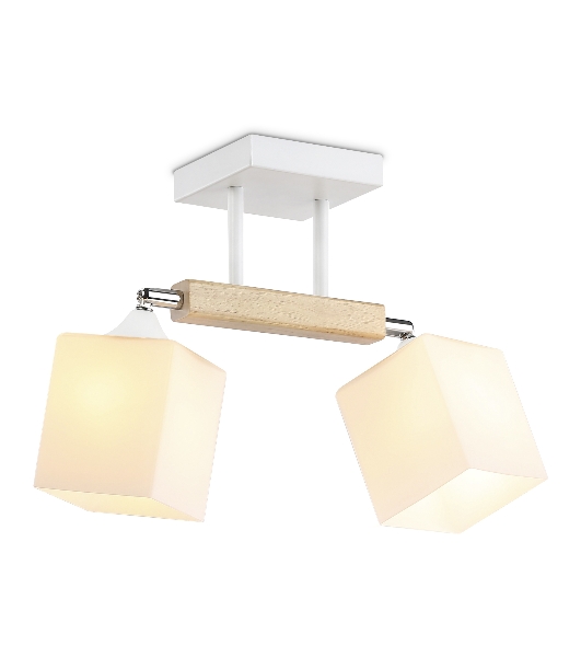 Светильник Ambrella light TR9511/2 WH/CH/FR белый/хром/белый матовый E27*2 max 40W 517*100*246