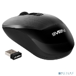 Мышь беспроводная SVEN RX-380W серый металлик, 1600 dpi, радиоканал, USB, кнопки - 4, фото10