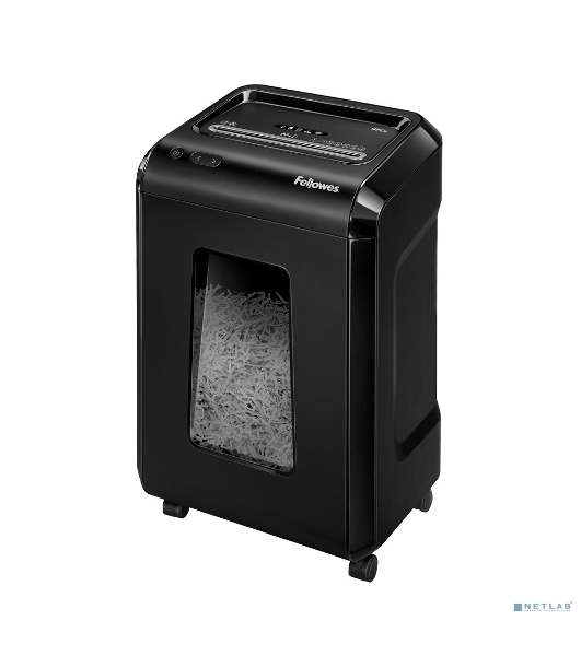 Шредер Fellowes Powershred 92Cs FS-1719301 P-4, 4х38мм, 18лст., 25лтр., уничтожает: скобы, карты, скрепки, CD