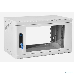 Шкаф коммутационный ЦМО (ШРН-6.500) напольный 6U 600x500 мм пер. дв. стекл 200 кг серый 470 мм 180 град., фото8