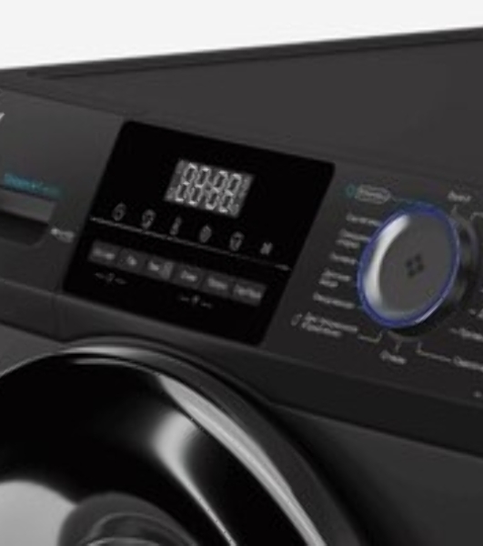 Стиральная машина Haier HW80-BP12929DE черный, загрузка фронтальная 8 кг, 1200 об/мин, класс A+++