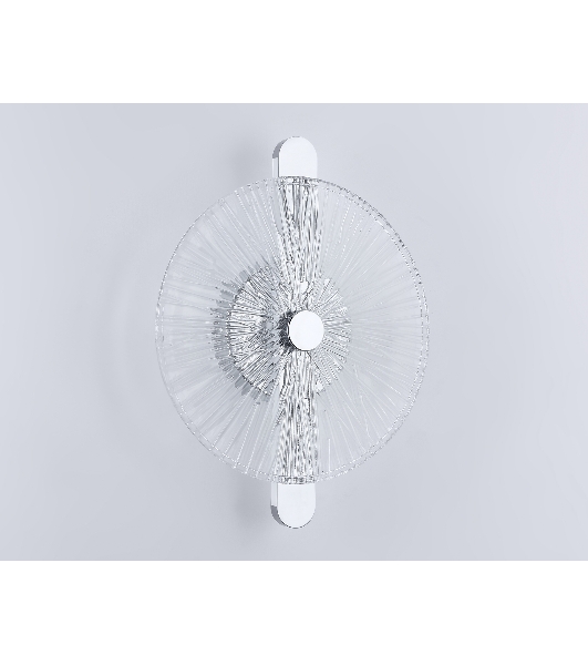 Настенный светодиодный светильник Ambrella light LH31141 СH/CL хром/прозрачный 13W 3000K 280*70*350