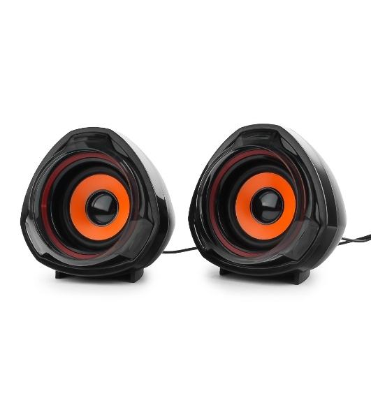 Акустическая система 2.0 Gembird SPK-105, черный, 5 Вт, регулятор громкости, USB-питание