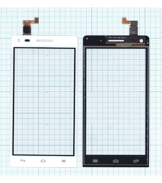 Сенсорное стекло (тачскрин) для Huawei Ascend G6, белое