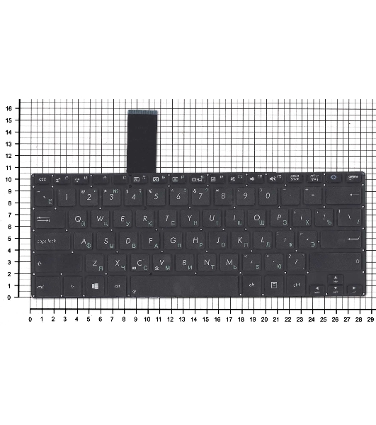 Клавиатура для ноутбука Asus VivoBook S300k S300ki S300 S300c S300ca черная