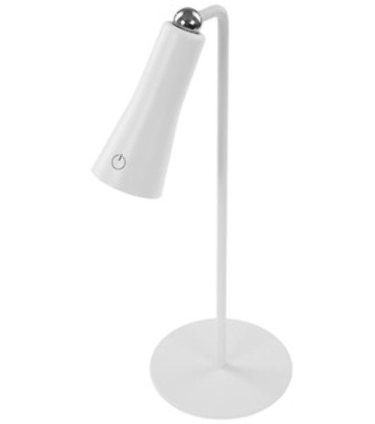Светильник ULTRAFLASH (15721) UF-826 C01 белый (Led св-к настольный, 6Вт, 3 ур. яркости, 6000К, 4в1 трансформер)