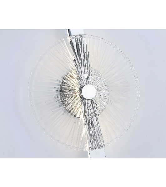 Настенный светодиодный светильник Ambrella light LH31141 СH/CL хром/прозрачный 13W 3000K 280*70*350