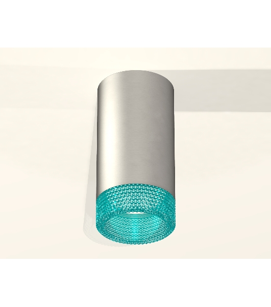 Светильник Ambrella Light XS6324021 SSL/BL серебро песок/голубой MR16 GU5.3 (C6324, N6153)