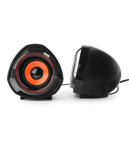 Акустическая система 2.0 Gembird SPK-105, черный, 5 Вт, регулятор громкости, USB-питание