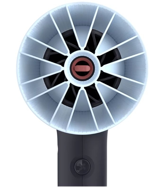 Фен Philips BHD360/20 черный/синий, 2100 Вт, ионизация