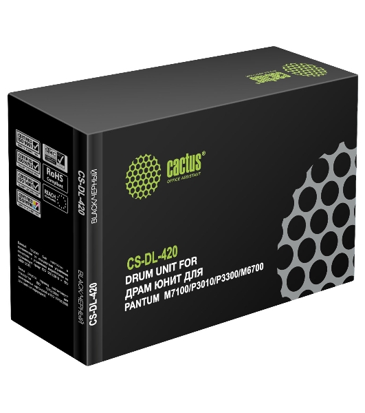 Блок фотобарабана Cactus CS-DL-420 DL-420 ч/б:9000 стр. для M7100/P3010/P3300/M6700/M6800 Pantum