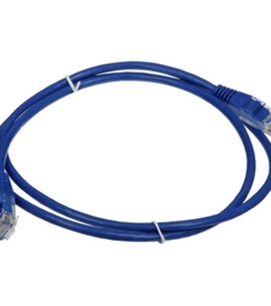 Патч-корд LANMASTER TWT UTP cat.5e, с заливными колпачками, 1.0 м, синий