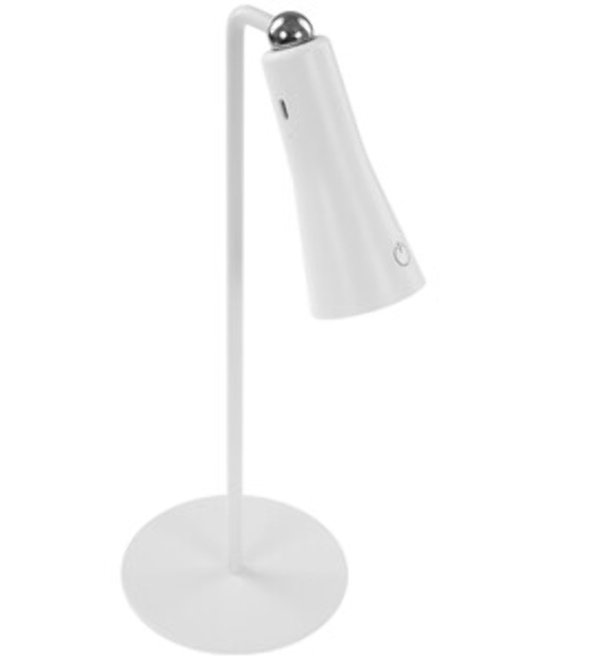 Светильник ULTRAFLASH (15721) UF-826 C01 белый (Led св-к настольный, 6Вт, 3 ур. яркости, 6000К, 4в1 трансформер)