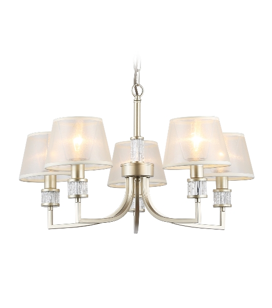 Люстра Ambrella light LH71214/5 CGD золото E14/5 max 40W D620*740