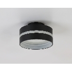 Светильник Ambrella light TN5421 SBK/FR черный песок/белый матовый GX53 IP20 D95*60, фото 1