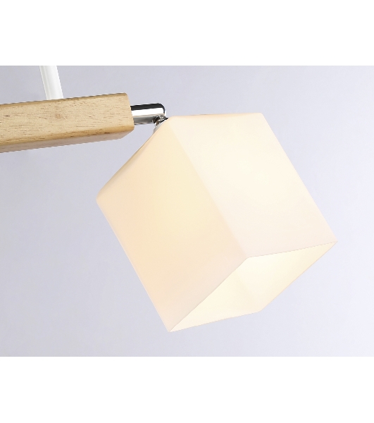 Светильник Ambrella light TR9511/2 WH/CH/FR белый/хром/белый матовый E27*2 max 40W 517*100*246