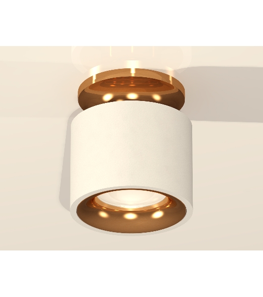Светильник Ambrella Light XS7510121 SWH/PYG белый песок/золото желтое полированное MR16 GU5.3 (N7929, C7510, N7014)