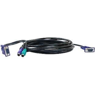 Набор кабелей D-LINK DKVM-CB3 для DKVM - 2хPS/2,1xVGA, 3м