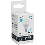 Лампа светодиодная LED Gauss 8Вт E14 220В 4100К Elementary шар 53128, фото5