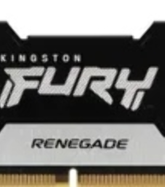 Оперативная память Kingston Fury Renegade, DDR5, 16Gb (1x16Gb), 8000MHz, CL38, DIMM, с радиаторами, серебристый/черный